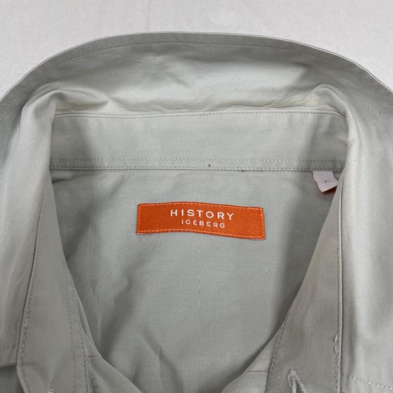 アイスバーグ ICEBERG シャツ、ブラウス 長袖 ICEBERG HISTORY 長袖 シャツ キャラクター ロゴ 刺繍入り キャラクター L ロゴ、文字 X キャラクター X 刺繍 グレージュ / グレージュ / メンズ USED 古着 中古 50133855