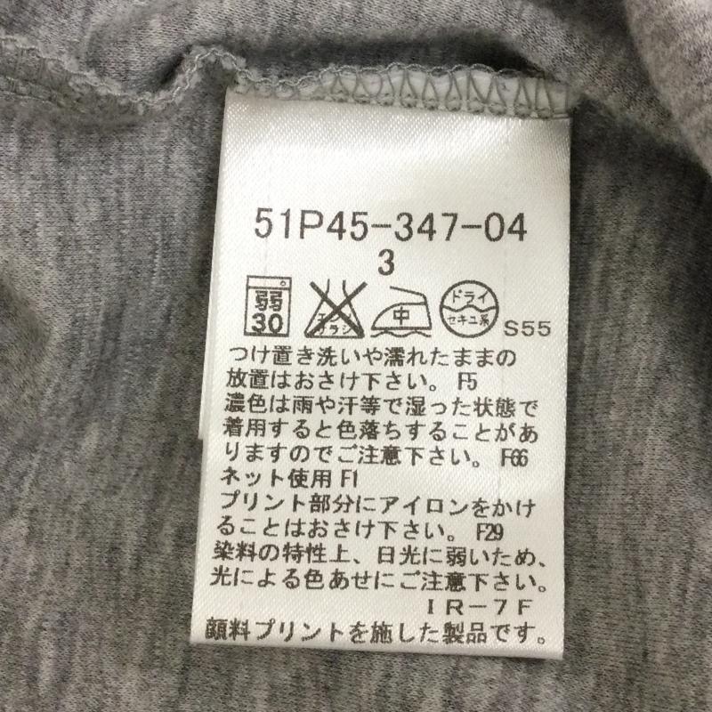 ブラックレーベル・クレストブリッジ BLACK LABEL CRESTBRIDGE Tシャツ 半袖 半袖 Tシャツ ビッグロゴ 花柄 51P45 347 04 L 灰 / グレー / gray メンズ USED 古着 中古 50133975