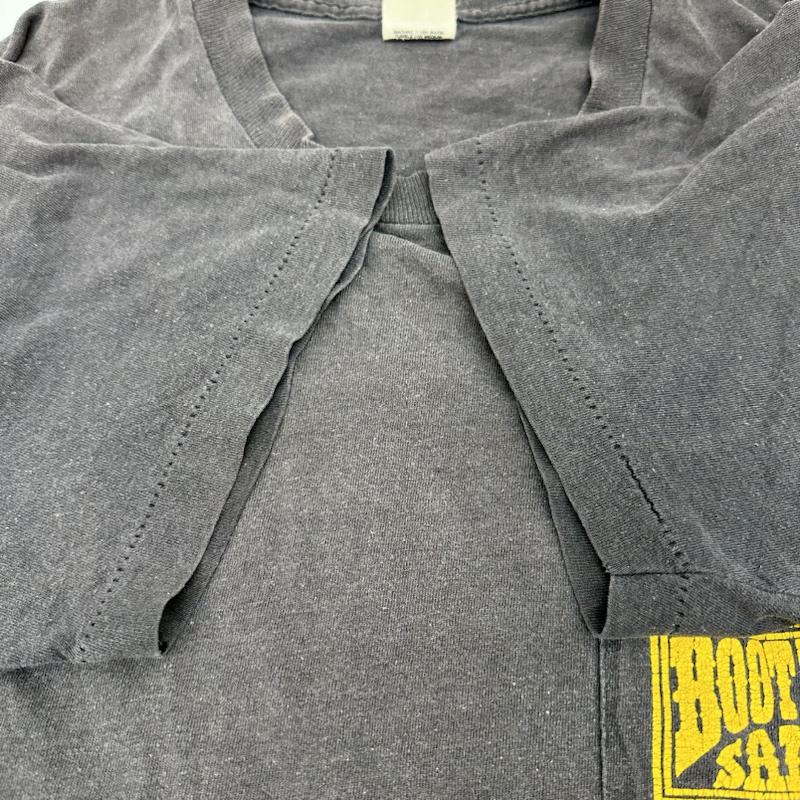 古着 USED Tシャツ 半袖 80s 89年製 Boothill Saloon FRUIT OF THE LOOM USA製 シングルステッチ フェード プリント Tシャツ L チャコールグレー / チャコールグレー / メンズ USED 古着 中古 50133996