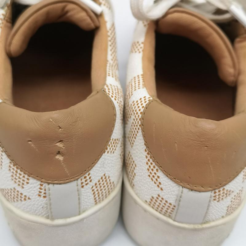 マイケルコース MICHAEL KORS スニーカー スニーカー MK シグネチャー ロゴ ローカット スニ－カ－ US：5 茶 / ブラウン / brown X 白 / ホワイト / white レディース USED 古着 中古 50134064