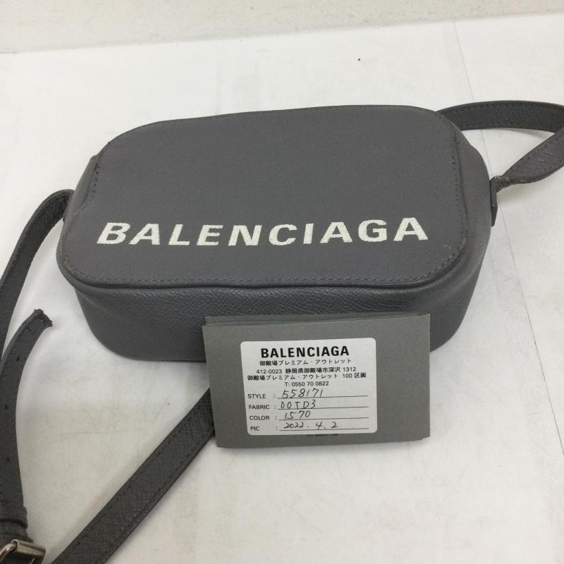 バレンシアガ BALENCIAGA ショルダーバッグ ショルダーバッグ BALENCIAGA ショルダーバッグ　558171　カメラバッグ - 灰 / グレー / gray メンズ USED 古着 中古 50134066