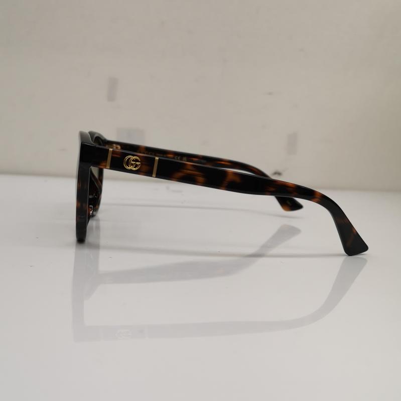 グッチ GUCCI めがね・サングラス サングラス GG0636SK 002 56□17-150 GGロゴ ボストン べっ甲 UVカット サングラス - 茶 / ブラウン / brown メンズ USED 古着 中古 50134081