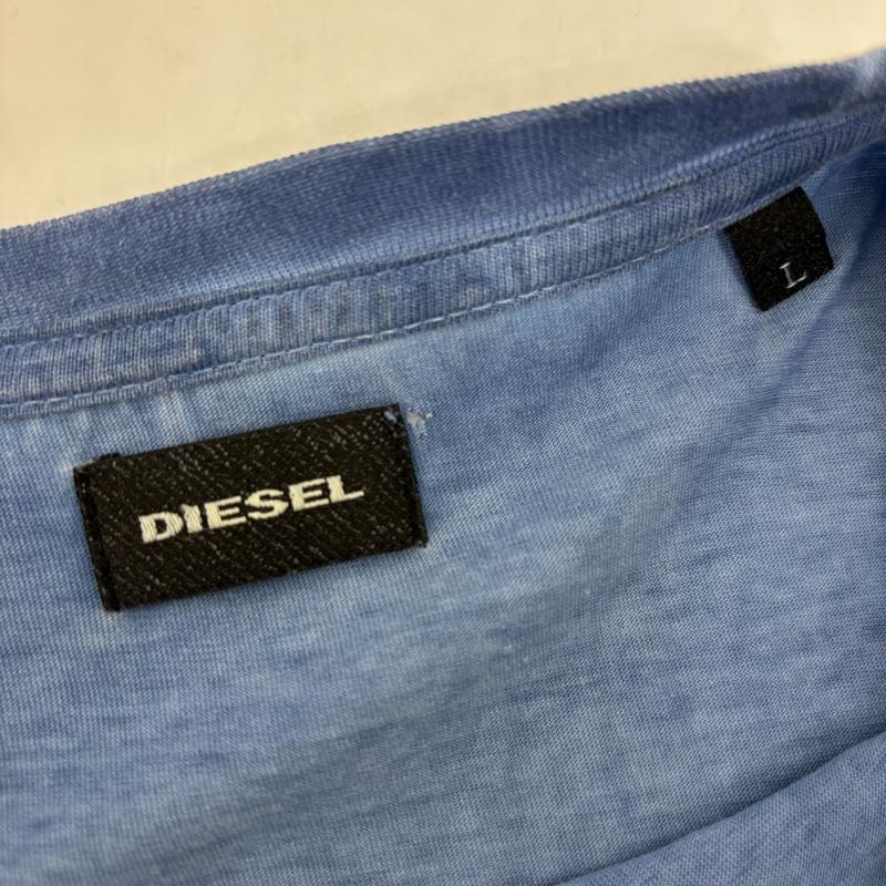 ディーゼル DIESEL Tシャツ 半袖 Tシャツ デニム風 ロゴ L メンズ USED 古着 中古 50134145