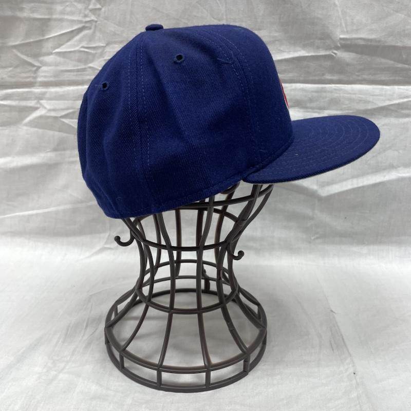 ニューエラ NEW ERA 帽子 キャップ 59fifty モントリオール エクスポズ USA製 ヴィンテージ ウール 80s～90s ブルー - 青 / ブルー / blue メンズ USED 古着 中古 50134147
