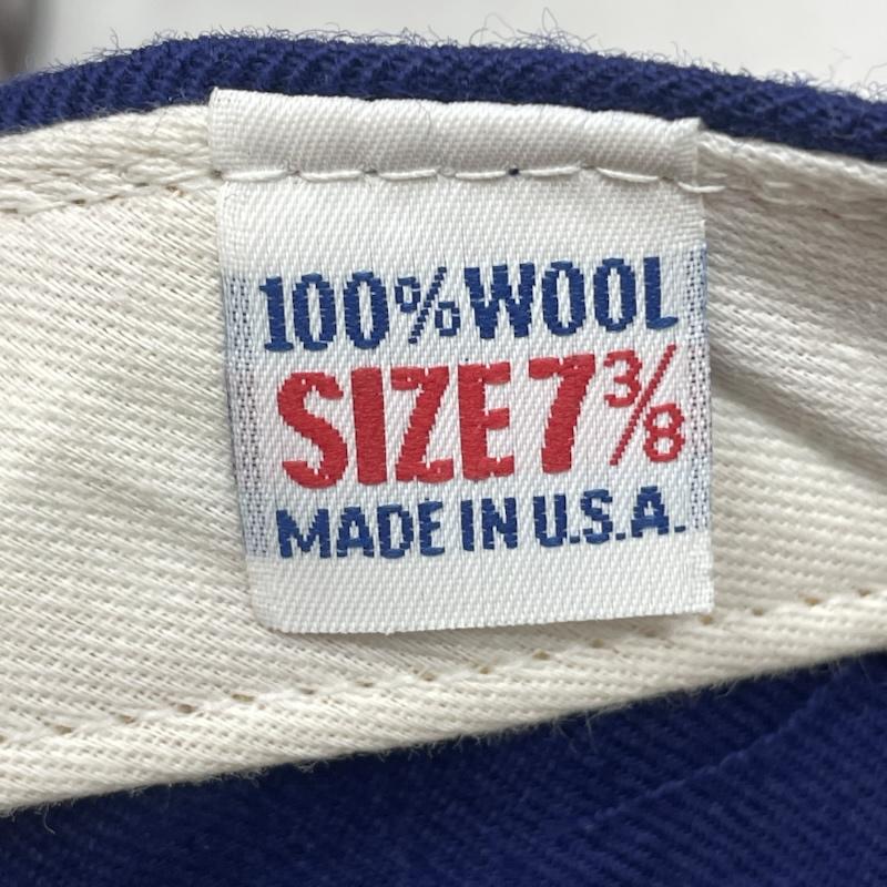 ニューエラ NEW ERA 帽子 キャップ 59fifty モントリオール エクスポズ USA製 ヴィンテージ ウール 80s～90s ブルー - 青 / ブルー / blue メンズ USED 古着 中古 50134147
