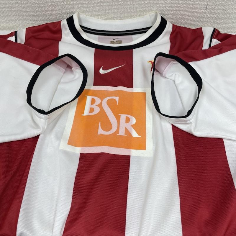 ナイキ NIKE カットソー 半袖 1 FCウニオン ベルリン ホーム サッカー ゲーム シャツ 00 - 01 XL ロゴ、文字 X プリント 白 / ホワイト / white X 黒 / ブラック / black X 赤 / レッド / red メンズ USED 古着 中古 50134192
