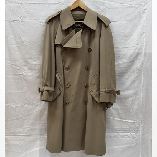 バーバリーズ BURBERRYS コート トレンチコート 90年代頃 ビンテージ ウール トレンチ コート カーキ S カーキ / カーキ / khaki メンズ USED 古着 中古 50134194