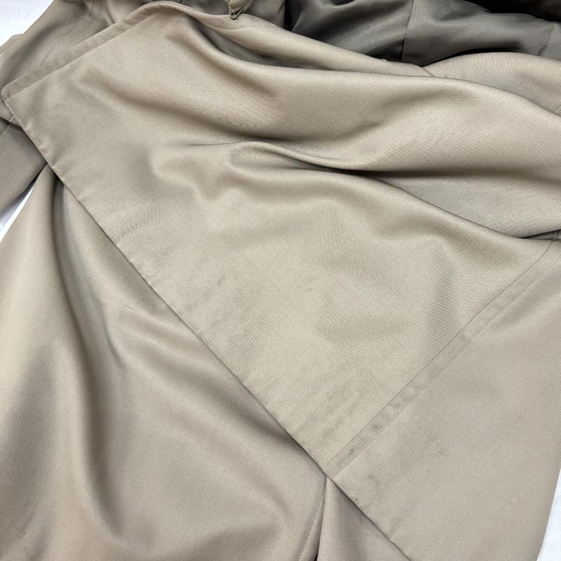 バーバリーズ BURBERRYS コート トレンチコート 90年代頃 ビンテージ ウール トレンチ コート カーキ S カーキ / カーキ / khaki メンズ USED 古着 中古 50134194