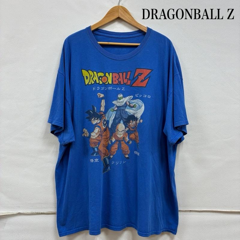 古着 USED Tシャツ 半袖 DRAGONBALL Z ドラゴンボール アニメ キャラクター 半袖 Tシャツ ビッグサイズ 3X - キャラクター X プリント 青 / ブルー / blue X マルチカラー / マルチカラー / multicolor メンズ USED 古着 中古 50134205