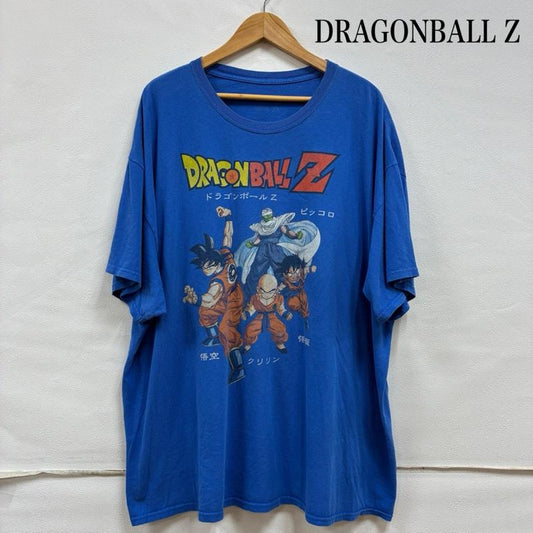 古着 USED Tシャツ 半袖 DRAGONBALL Z ドラゴンボール アニメ キャラクター 半袖 Tシャツ ビッグサイズ 3X - キャラクター X プリント 青 / ブルー / blue X マルチカラー / マルチカラー / multicolor メンズ USED 古着 中古 50134205