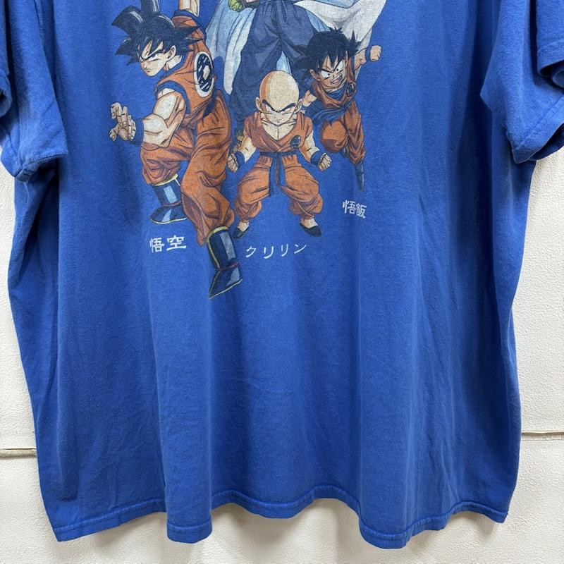 古着 USED Tシャツ 半袖 DRAGONBALL Z ドラゴンボール アニメ キャラクター 半袖 Tシャツ ビッグサイズ 3X - キャラクター X プリント 青 / ブルー / blue X マルチカラー / マルチカラー / multicolor メンズ USED 古着 中古 50134205