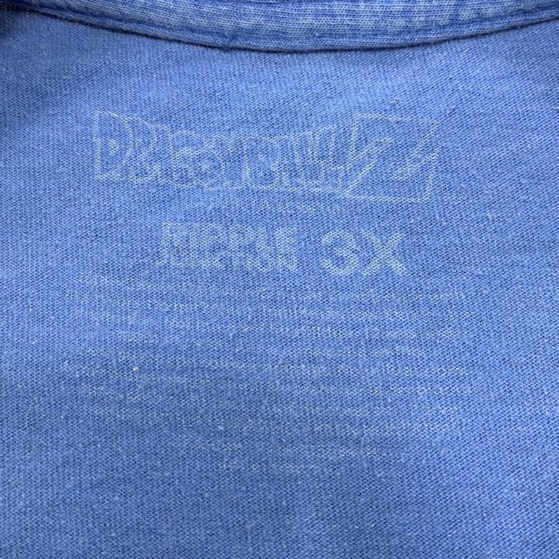 古着 USED Tシャツ 半袖 DRAGONBALL Z ドラゴンボール アニメ キャラクター 半袖 Tシャツ ビッグサイズ 3X - キャラクター X プリント 青 / ブルー / blue X マルチカラー / マルチカラー / multicolor メンズ USED 古着 中古 50134205