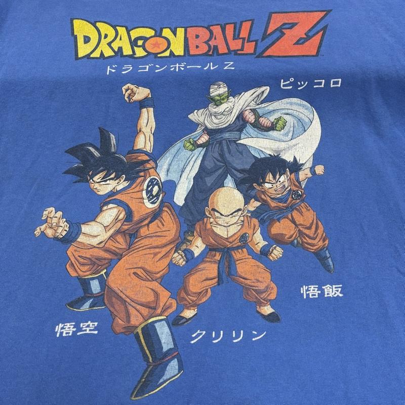 古着 USED Tシャツ 半袖 DRAGONBALL Z ドラゴンボール アニメ キャラクター 半袖 Tシャツ ビッグサイズ 3X - キャラクター X プリント 青 / ブルー / blue X マルチカラー / マルチカラー / multicolor メンズ USED 古着 中古 50134205