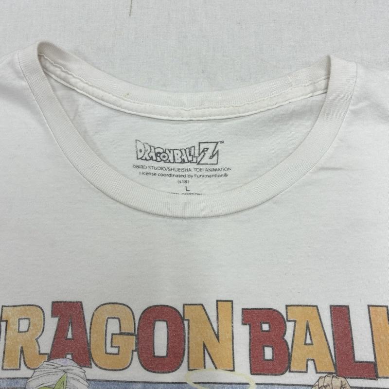 古着 USED Tシャツ 半袖 DRAGONBALL Z ドラゴンボール アニメ キャラクター 半袖 Tシャツ L キャラクター X プリント 白 / ホワイト / white X マルチカラー / マルチカラー / multicolor メンズ USED 古着 中古 50134216
