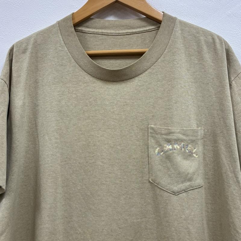 ヴィンテージ VINTAGE Tシャツ 半袖 CAMEL キャメル 90’s 1992 両面 プリント ポケT ポケット Tシャツ - カモフラージュ柄・迷彩 X キャラクター X プリント ベージュ / ベージュ / beige メンズ USED 古着 中古 50134219