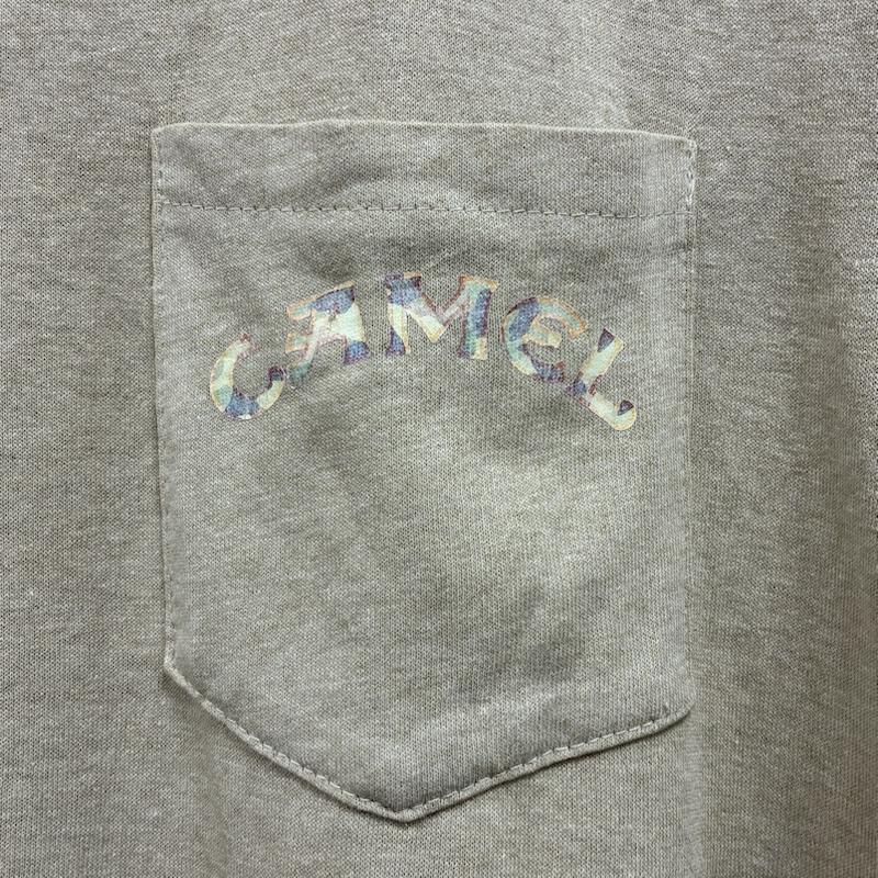 ヴィンテージ VINTAGE Tシャツ 半袖 CAMEL キャメル 90’s 1992 両面 プリント ポケT ポケット Tシャツ - カモフラージュ柄・迷彩 X キャラクター X プリント ベージュ / ベージュ / beige メンズ USED 古着 中古 50134219
