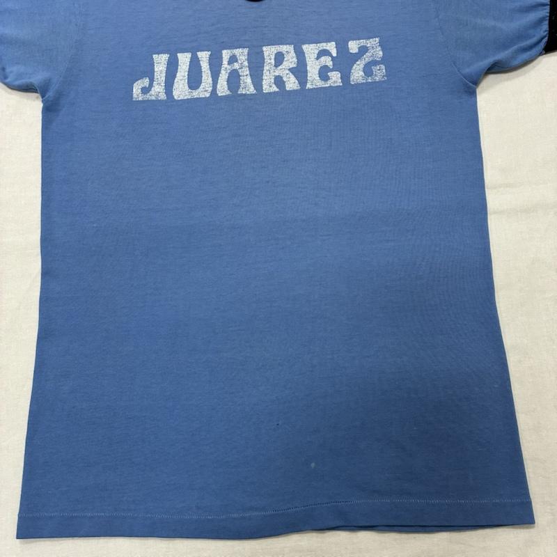 ヴィンテージ VINTAGE Tシャツ 半袖 RUSSELL Athletics アメリカン フットボール USA製 シングルステッチ リンガー Tシャツ M ロゴ、文字 X プリント 水色 / ライトブルー / X 白 / ホワイト / white X 紺 / ネイビー / navy メンズ USED 古着 中古 50134222