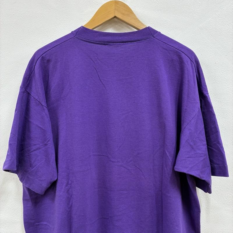 ヴィンテージ VINTAGE Tシャツ 半袖 D.A.R.E. 薬物乱用防止 DRUG ABUSE RESISTANCE EDUCATION シングルステッチ メッセージ Tシャツ - ロゴ、文字 X プリント 紫 / パープル / purple X 黄緑 / イエローグリーン / X 白 / ホワイト / white メンズ USED 古着 中古 50134232