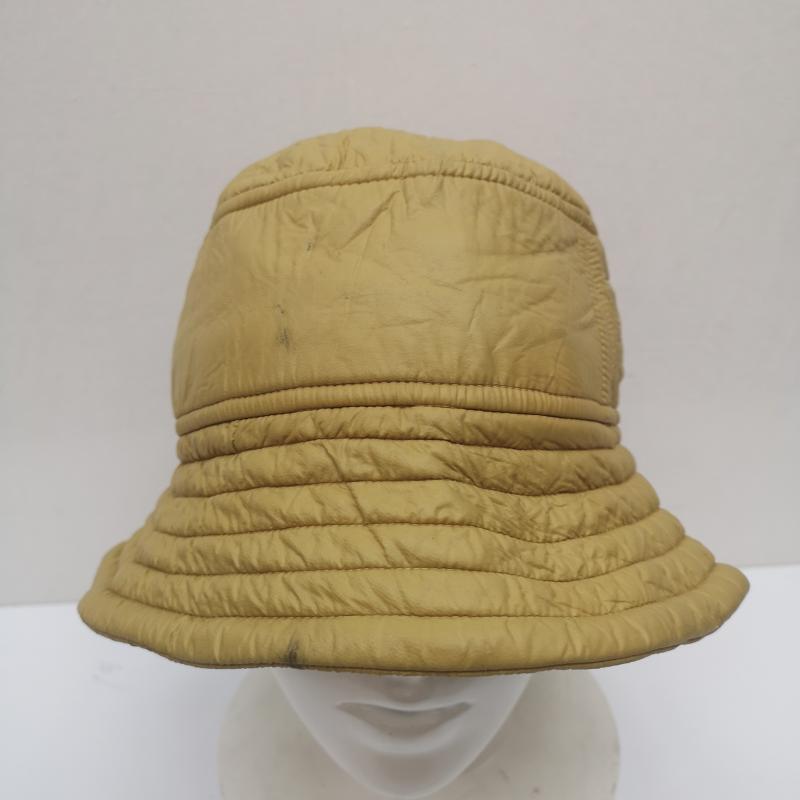 ドリスヴァンノッテン DRIES VAN NOTEN 帽子 ハット トップステッチ 中綿 ナイロン バケット ハット M/L - 黄 / イエロー / yellow メンズ USED 古着 中古 50134286