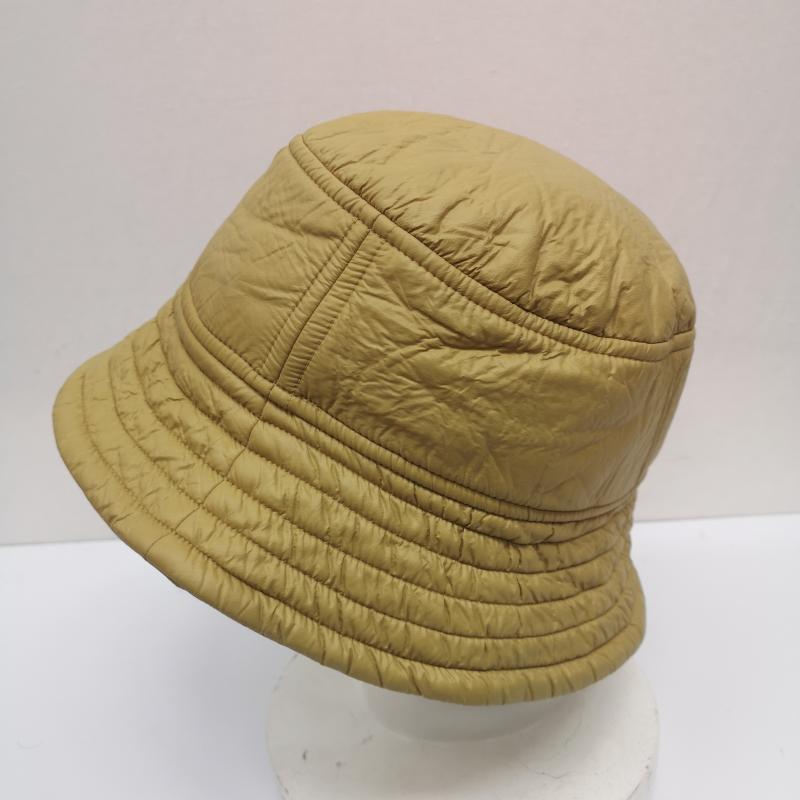 ドリスヴァンノッテン DRIES VAN NOTEN 帽子 ハット トップステッチ 中綿 ナイロン バケット ハット M/L - 黄 / イエロー / yellow メンズ USED 古着 中古 50134286