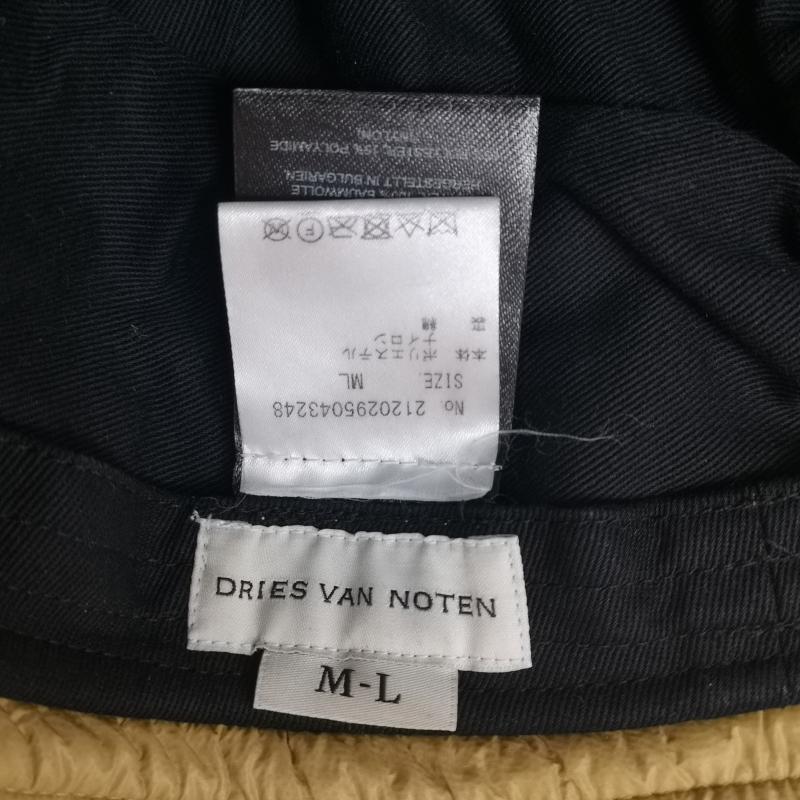 ドリスヴァンノッテン DRIES VAN NOTEN 帽子 ハット トップステッチ 中綿 ナイロン バケット ハット M/L - 黄 / イエロー / yellow メンズ USED 古着 中古 50134286