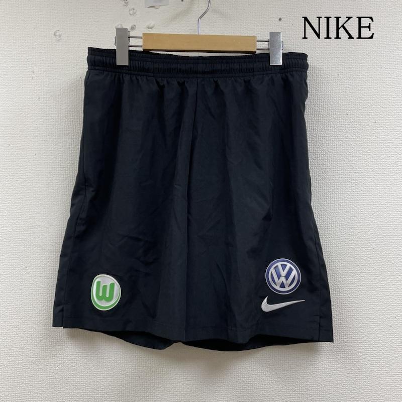ナイキ NIKE パンツ ショートパンツ VFL ヴォルフスブルク ドイツ ショーツ 伸縮性 725935-010 L ロゴ、文字 X プリント 黒 / ブラック / black メンズ USED 古着 中古 50134310