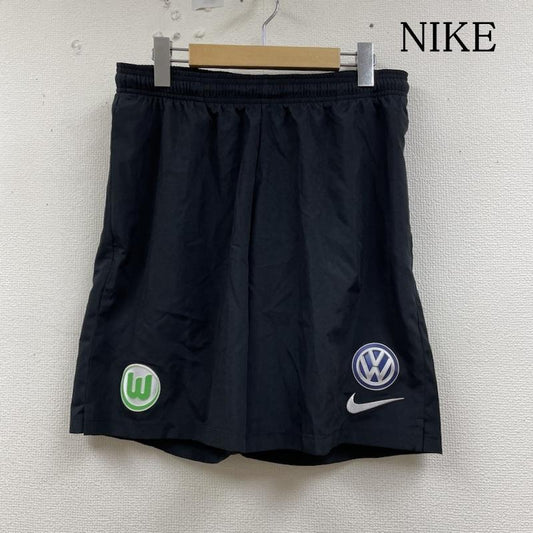 ナイキ NIKE パンツ ショートパンツ VFL ヴォルフスブルク ドイツ ショーツ 伸縮性 725935-010 L ロゴ、文字 X プリント 黒 / ブラック / black メンズ USED 古着 中古 50134310