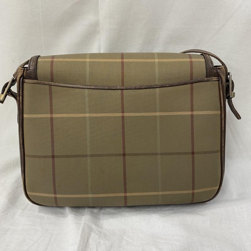 古着 USED ショルダーバッグ ショルダーバッグ burberrys ノバチェック ロゴパッチ ショルダーバッグ VINTAGE ユニセックス - ロゴ、文字 カーキオリーブ / カーキオリーブ / メンズ USED 古着 中古 50134318