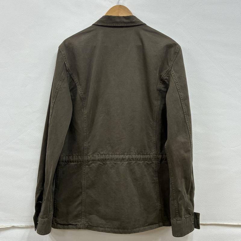 ウールリッチ WOOLRICH ジャケット、上着 ジャンパー、ブルゾン JOHN RICH & BROS ミリタリー サファリ ファティーグ ジャケット 製品洗い ウォッシュ加工 S ダメージ加工 カーキ / カーキ / khaki メンズ USED 古着 中古 50134381