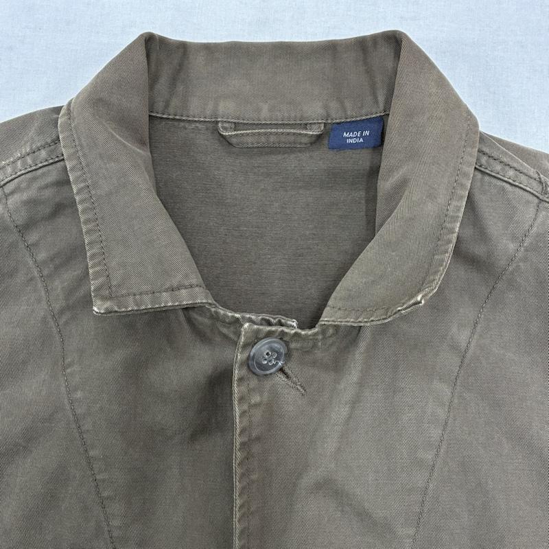 ウールリッチ WOOLRICH ジャケット、上着 ジャンパー、ブルゾン JOHN RICH & BROS ミリタリー サファリ ファティーグ ジャケット 製品洗い ウォッシュ加工 S ダメージ加工 カーキ / カーキ / khaki メンズ USED 古着 中古 50134381