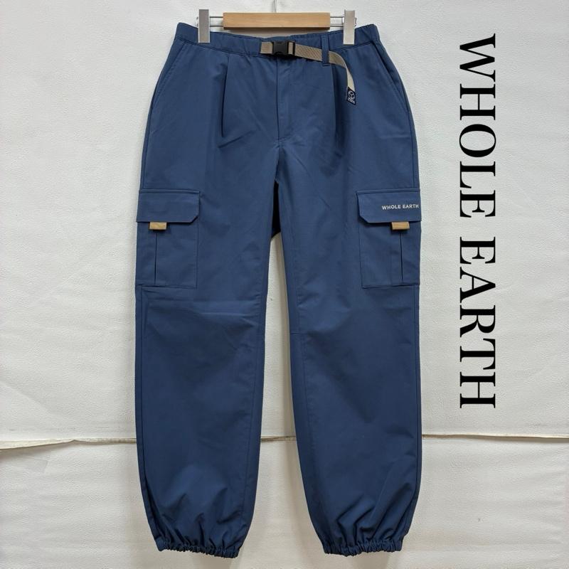 ホールアース Whole Earth ボトムス ボトムス ナイロン カーゴパンツ 裾絞り WE2SDZ39 アウトドア XL ワンポイント X ロゴ、文字 X 刺繍 青 / ブルー / blue メンズ USED 古着 中古 50134384