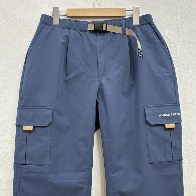 ホールアース Whole Earth ボトムス ボトムス ナイロン カーゴパンツ 裾絞り WE2SDZ39 アウトドア XL ワンポイント X ロゴ、文字 X 刺繍 青 / ブルー / blue メンズ USED 古着 中古 50134384