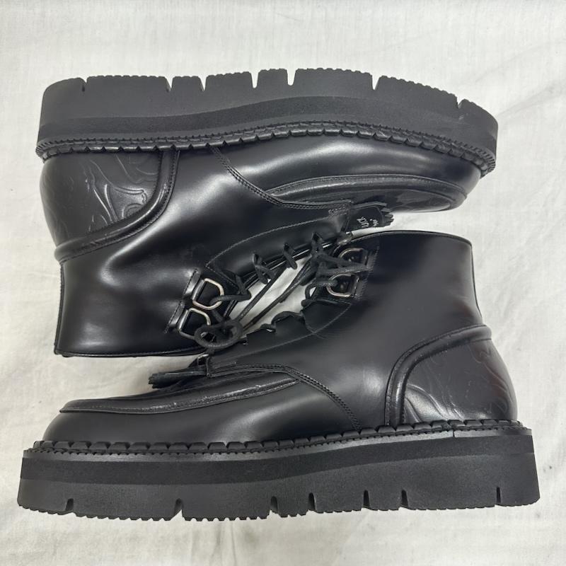 アベイシングエイプ A BATHING APE ブーツ 一般 BBK BO FTCBB1M F BAPE BLACK × FOOT THE COACHER レザー ブーツ US：7 黒 / ブラック / black メンズ USED 古着 中古 50134415