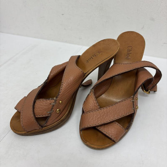クロエ Chloe サンダル サンダル レザー サンダル パンプス ベルト 35 1/2 - レディース USED 古着 中古 50134425