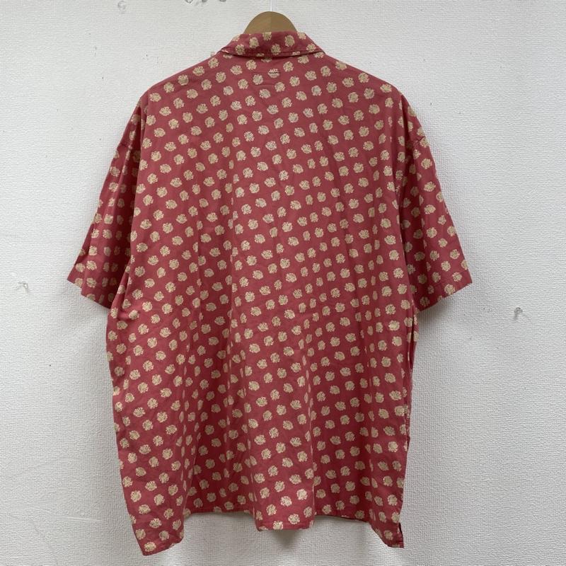 ポロ ジーンズ Polo Jeans Co. シャツ、ブラウス 半袖 90s 半袖 開襟 オープンカラー シャツ デザイン シャツ 総柄 プリント XL 総柄 X プリント 赤 / レッド / red メンズ USED 古着 中古 50134447