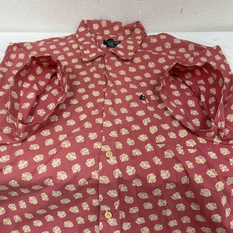 ポロ ジーンズ Polo Jeans Co. シャツ、ブラウス 半袖 90s 半袖 開襟 オープンカラー シャツ デザイン シャツ 総柄 プリント XL 総柄 X プリント 赤 / レッド / red メンズ USED 古着 中古 50134447