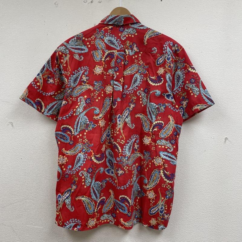 ラルフローレン RALPHLAUREN シャツ、ブラウス 半袖 Vintage OLD 90s ペイズリー アロハ シャツ 半袖 ボタンダウン L プリント X 総柄 X ペイズリー 赤 / レッド / red X マルチカラー / マルチカラー / multicolor メンズ USED 古着 中古 50134453