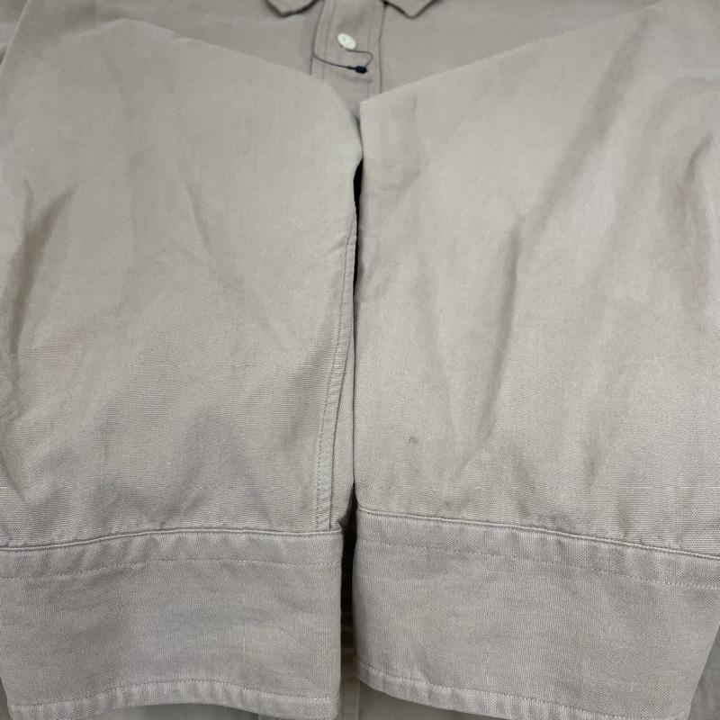ポロバイラルフローレン Polo by RALPH LAUREN シャツ、ブラウス 長袖 90s シルク 34％ コットン 66％ 長袖 シャツ ブラウス 胸ポケット ボタン XL 無地 ベージュ / ベージュ / beige メンズ USED 古着 中古 50134455