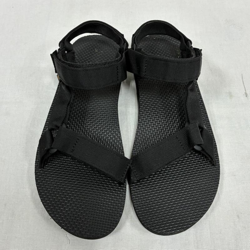 テバ Teva サンダル サンダル ORIGINAL UNIVERSAL URBAN オリジナル ユニバーサル アーバン ストラップ スポーツ サンダル 1004010 27.0cm ロゴ、文字 黒 / ブラック / black メンズ USED 古着 中古 50134549