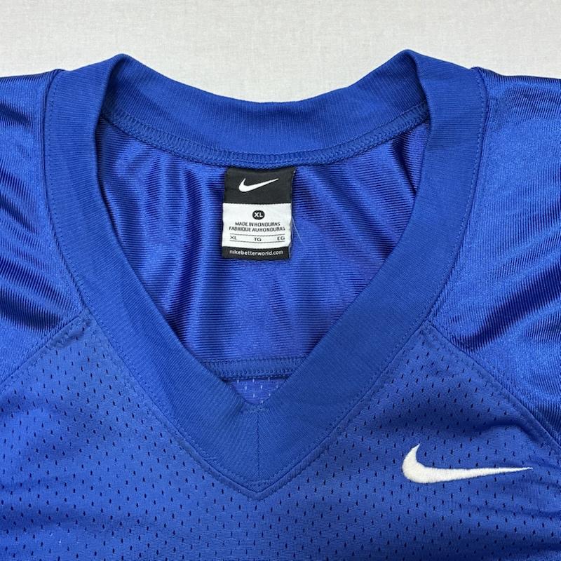 ナイキ NIKE Tシャツ 半袖 MAVERICKS ユニフォーム ゲームシャツ メッシュ ナンバリング XL ロゴ、文字 X プリント 青 / ブルー / blue X 橙 / オレンジ / orange X 白 / ホワイト / white メンズ USED 古着 中古 50134555