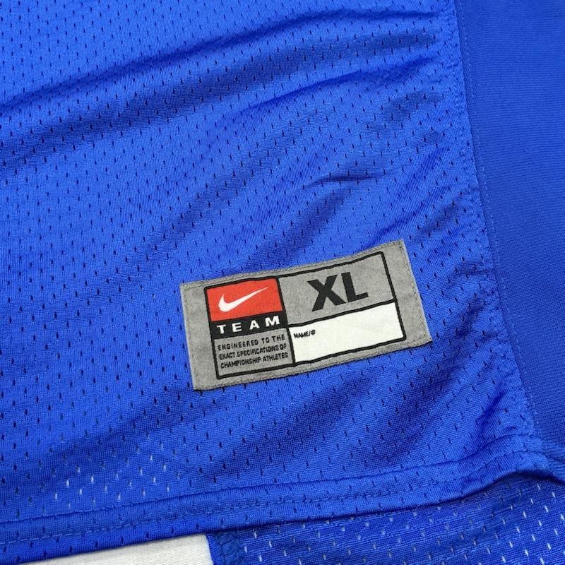 ナイキ NIKE Tシャツ 半袖 MAVERICKS ユニフォーム ゲームシャツ メッシュ ナンバリング XL ロゴ、文字 X プリント 青 / ブルー / blue X 橙 / オレンジ / orange X 白 / ホワイト / white メンズ USED 古着 中古 50134555