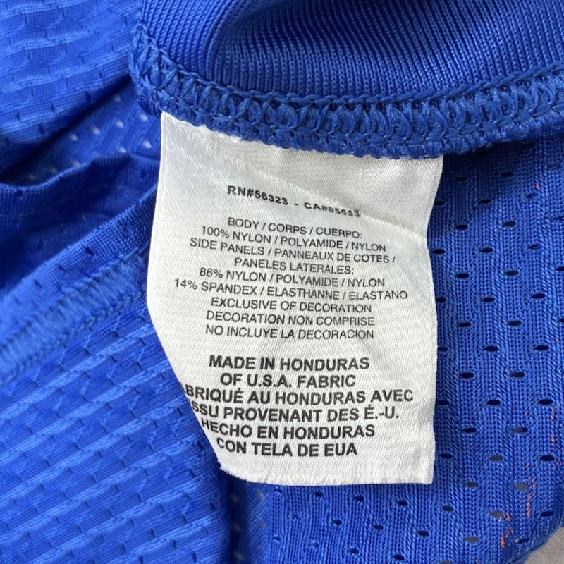 ナイキ NIKE Tシャツ 半袖 MAVERICKS ユニフォーム ゲームシャツ メッシュ ナンバリング XL ロゴ、文字 X プリント 青 / ブルー / blue X 橙 / オレンジ / orange X 白 / ホワイト / white メンズ USED 古着 中古 50134555