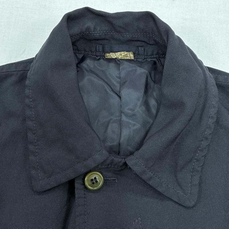 コムデギャルソンオムドゥ COMME des GARCONS HOMME DEUX コート コート一般 2015AW 製品染め エステル 後染め フライフロント ステンカラー コート DP-C001 M 紺 / ネイビー / navy メンズ USED 古着 中古 50134560