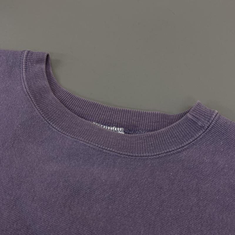 チャンピオン Champion トレーナー 長袖 90年代 ビンテージ USA製 リバースウィーブ ロゴ 刺繍 スウェット トレーナー 薄紫 ライトパープル M メンズ USED 古着 中古 50134563