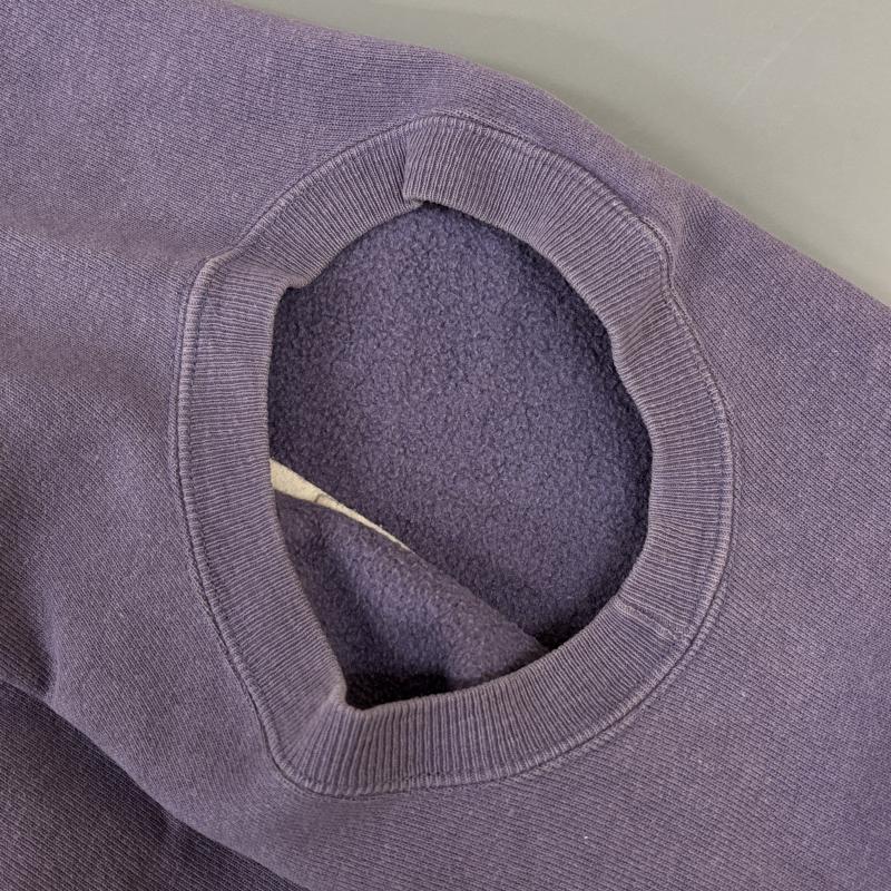 チャンピオン Champion トレーナー 長袖 90年代 ビンテージ USA製 リバースウィーブ ロゴ 刺繍 スウェット トレーナー 薄紫 ライトパープル M メンズ USED 古着 中古 50134563
