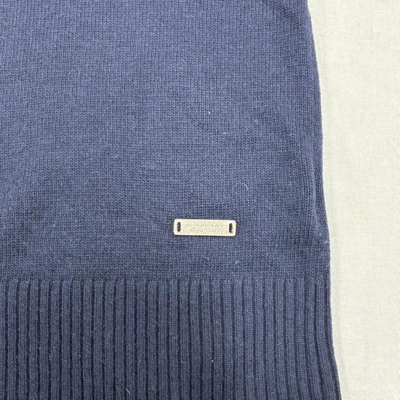 バーバリーブラックレーベル BURBERRY BLACK LABEL ニット、セーター 長袖 ノルディック ダイヤ ロゴ メタルプレート クルーネック ニット セーター D1N92-652-29 2 えんじ / ワインレッド / dark red X 紺 / ネイビー / navy X ベージュ / ベージュ / beige メンズ USED 古着 中古 50134565