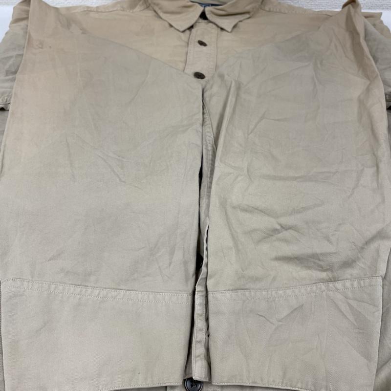 ポロバイラルフローレン Polo by RALPH LAUREN シャツ、ブラウス 長袖 90s コットン ツイルシャツ レンジャー シャツ 長袖 無地 胸ポケット ボタン L 無地 ベージュ / ベージュ / beige メンズ USED 古着 中古 50134638