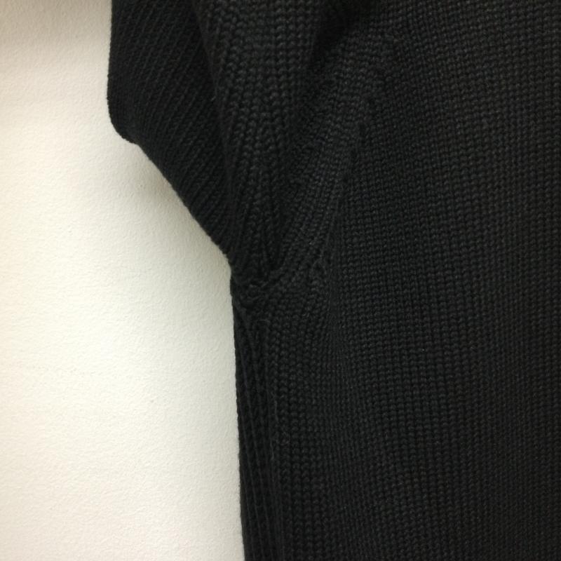 ハイク HYKE カーディガン 長袖 RIB LONG CARDIGAN ロングカーディガン 羊毛 1 黒 / ブラック / black レディース USED 古着 中古 50134651