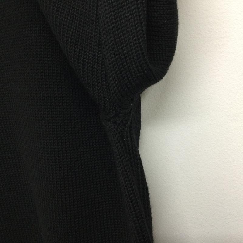 ハイク HYKE カーディガン 長袖 RIB LONG CARDIGAN ロングカーディガン 羊毛 1 黒 / ブラック / black レディース USED 古着 中古 50134651
