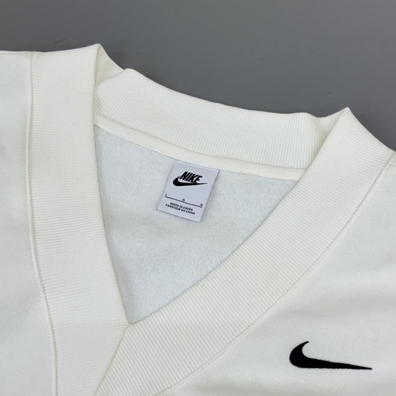 ナイキ NIKE ベスト ベスト DQ6760-133 スウォッシュ ロゴ Vネック オーバーサイズ プルオーバー スウェット ベスト 白 ホワイト L 白 / ホワイト / white レディース USED 古着 中古 50134671